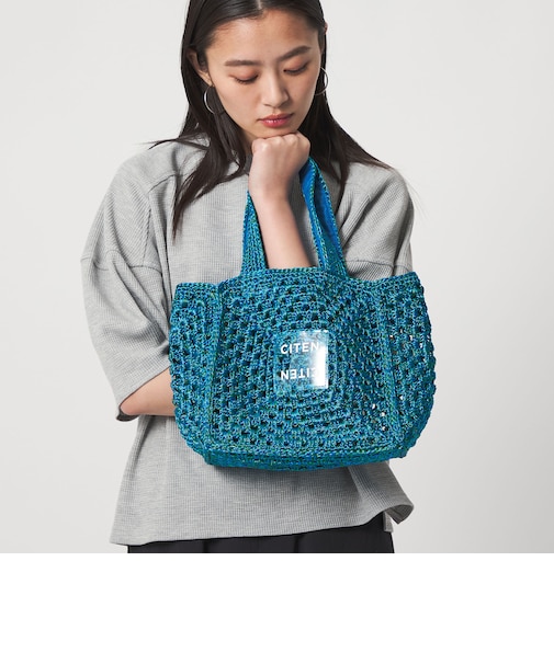 ＜CITEN＞ラメコードクリアトートバッグ