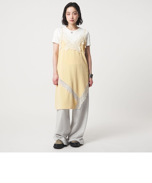 ＜CITEN＞レースキャミスリップドレス