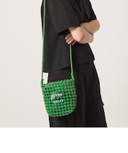＜CITEN＞レザーライクメッシュミニショルダー