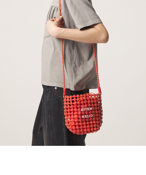 CITEN＞レザーライクメッシュミニショルダー｜シテンの通販｜&mall