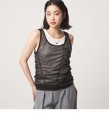 ＜CITEN＞カットギャザーノースリセット