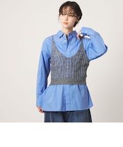 ＜CITEN＞メッシュニットキャミ