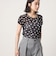 ＜CITEN＞シアードットキャップスリーブトップ