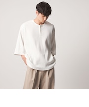 <CITEN>ヘンリーネックワッフルヒュージT