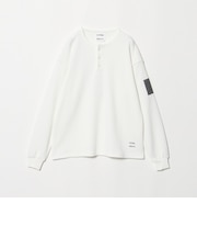 <CITEN>ヘンリーネックワッフルロングスリーブシャツ