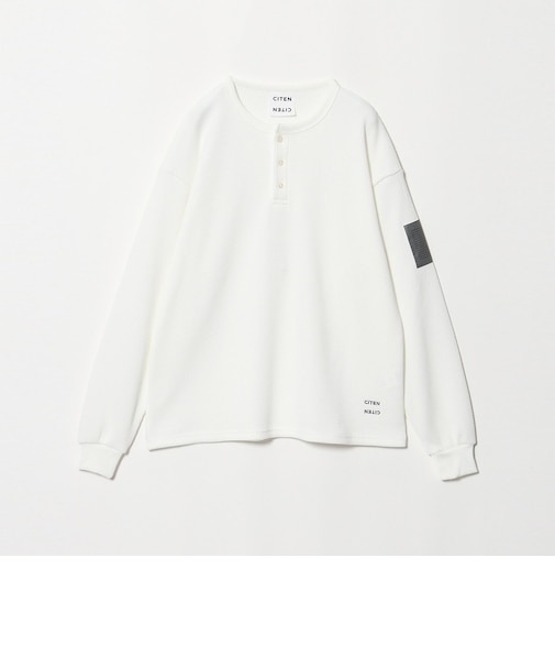 <CITEN>ヘンリーネックワッフルロングスリーブシャツ