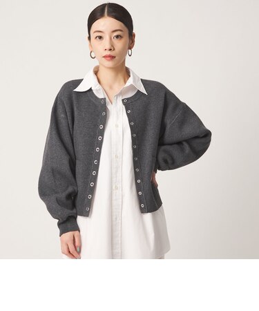 ＜CITEN＞スウェットライクニットカーディガン