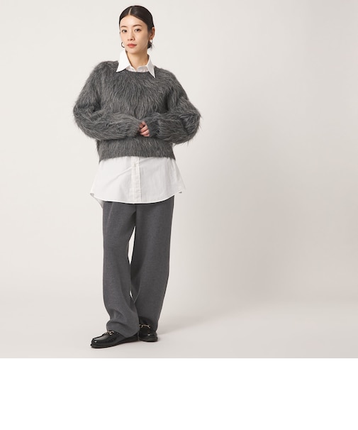 ＜CITEN＞スウェットライクニットパンツ