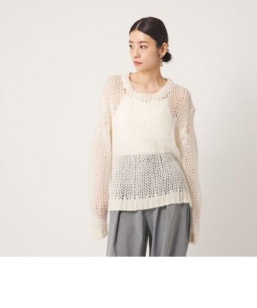 ＜CITEN＞モヘヤブレンドルーズニット