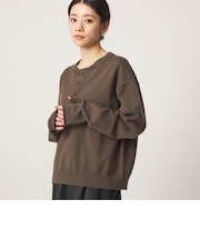 <CITEN>スウェットライクヘンリーニット