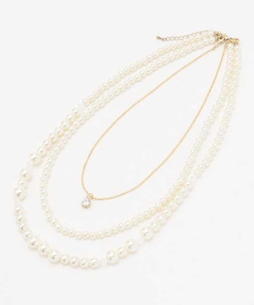 【セレモニー】3WAYモチーフ ネックレス