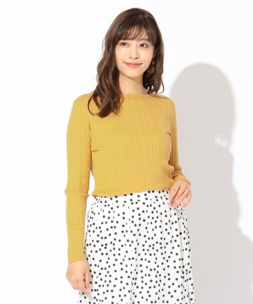 【洗える】ハイツイストリブニット プルオーバー