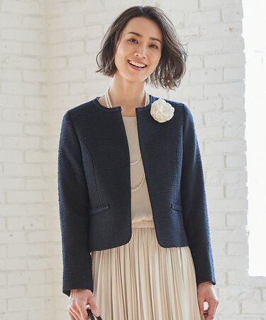 MIXスラブツイード ジャケット