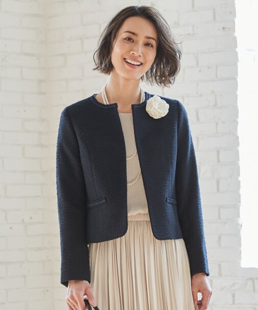 MIXスラブツイード ジャケット