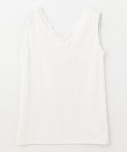 【2WAY】Vネック・クルー タンクトップ 