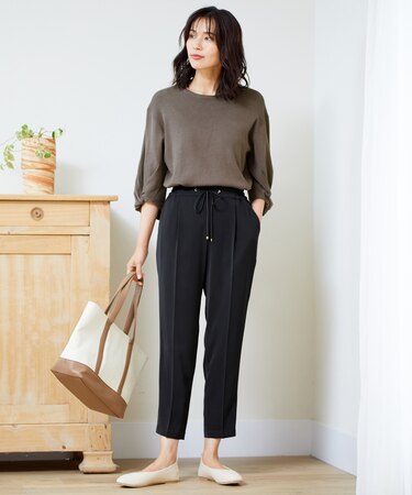 【ストレッチ/ウエストゴム】イージーケア美脚 パンツ