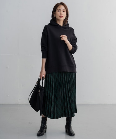 【14色展開/洗える】ウーリッシュ プリーツスカート