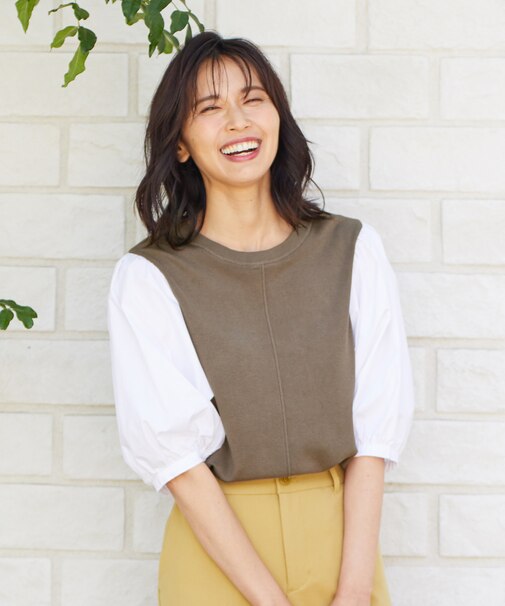 ボリュームショルダーコンビニット