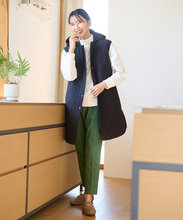 any HEAT テーパードパンツ