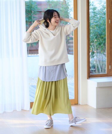 【ウエストゴム】リラックススカーチョ