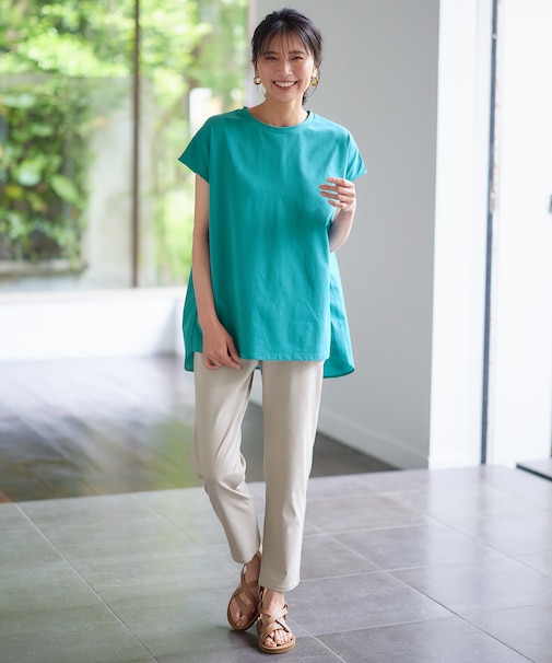 【ウエストゴム/ストレッチ】大人の７daysデイリーパンツ