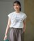 フロッキーロゴフレンチスリーブTシャツ