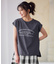 フロッキーロゴフレンチスリーブTシャツ