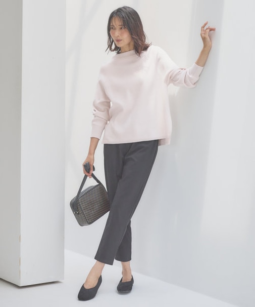 【UVカット/ウエストゴム/ストレッチ】大人の７daysデイリーパンツ