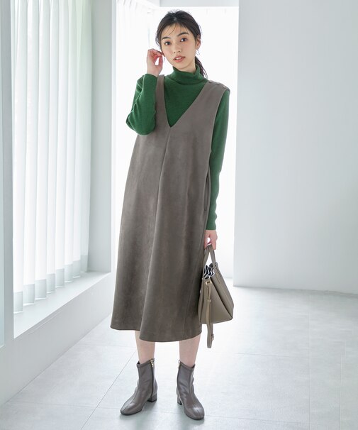 【ストレッチ】スエードライクジャンスカ