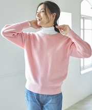 【洗濯機可能/8色展開】ハッピーカラーニット