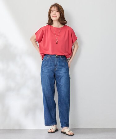 【洗濯機可能/ストレッチ】カーブラインジーンズ