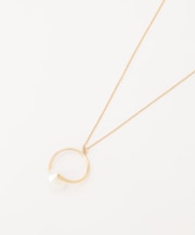 パールリングワントップネックレス