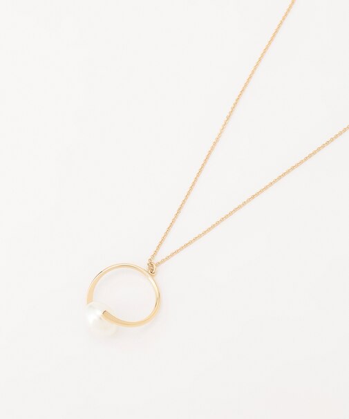 パールリングワントップネックレス