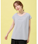 【洗濯機可】チュールデザインフレンチスリーブTシャツ