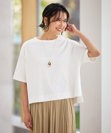 【洗濯機可】フライスワイドTシャツ