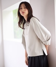 袖タックプルオーバー