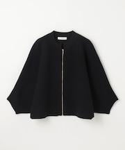 【洗濯機可】ポンチョジップカーディガン