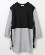 【洗濯機可能】レイヤード風チュニック