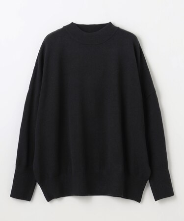 【洗濯機可/6色展開】ムースタッチボクシーニット