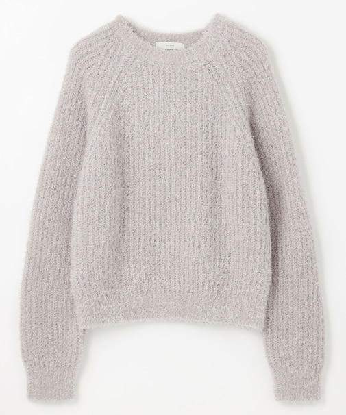 【洗濯機可】カーリーファンシーニット