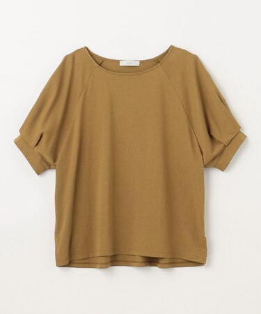 【洗濯機可/接触冷感/UVケア】パフスリーブラグランTシャツ