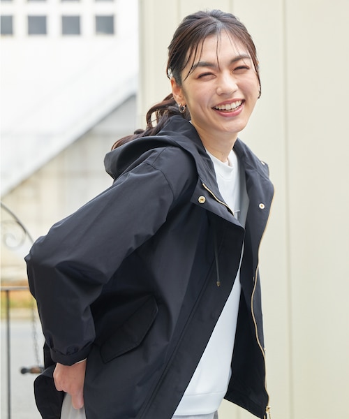 グリーンレーベルリラクシング⭐︎ナイロン フーデッドブルゾン 