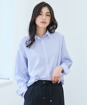 【接触冷感/UVカット/抗菌防臭/速乾】エニィファンクションシャツブラウス