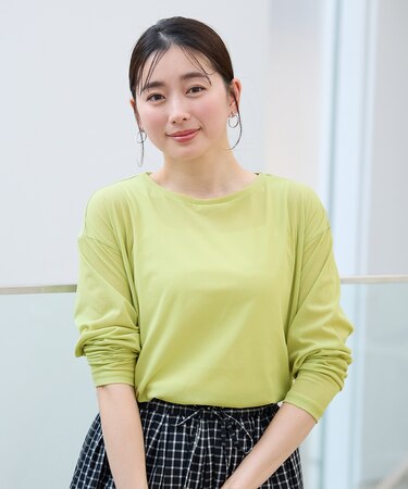 【洗濯機可】シア―ラウンドネックTシャツ