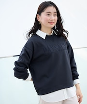 【洗濯機可/UVケア】ダンボールエンブロイダリープルオーバー