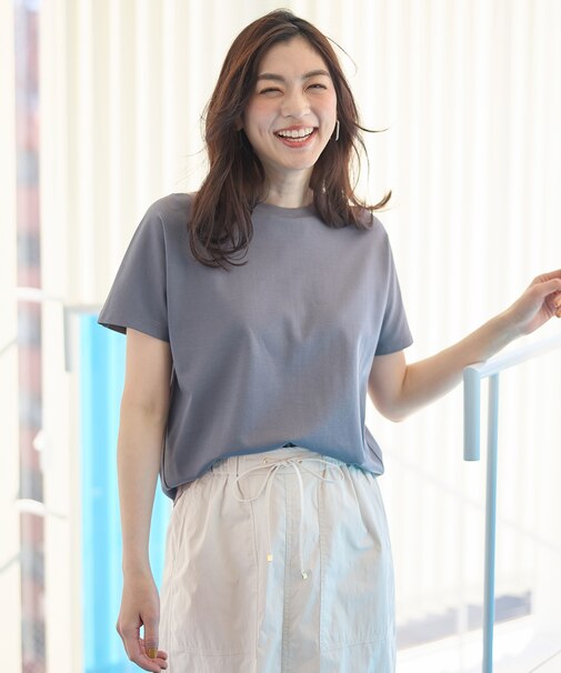 【新色追加/10色展開/洗濯機可/UVケア/接触冷感】プレミアムベーシック半袖Tシャツ