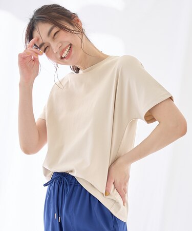 【新色追加/10色展開/洗濯機可/UVケア/接触冷感】プレミアムベーシック半袖Tシャツ