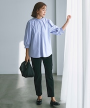 【新色追加/洗濯機可/UVカット/ウエストゴム/ストレッチ】7daysデイリーパンツ