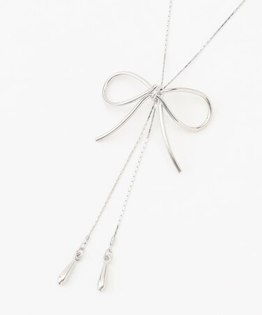 リボンモチーフネックレス
