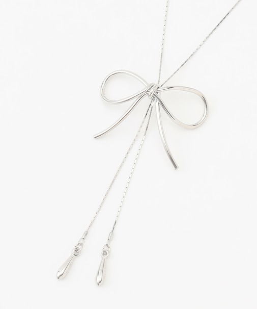 リボンモチーフネックレス